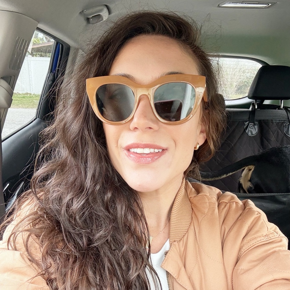 Le Spec sunglasses-Air Heart Carmel color